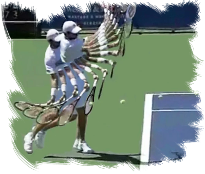 The Topspin Forehand in tennis on Video 