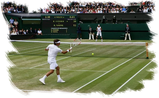 Federer v Nadal at Wimbledon