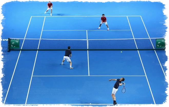 The Staggered formation in doubles tennis
