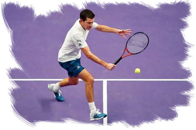 Tim Henman Volleying tennis